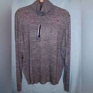 PREMISE Women Turtleneck Sweater Grey black XL